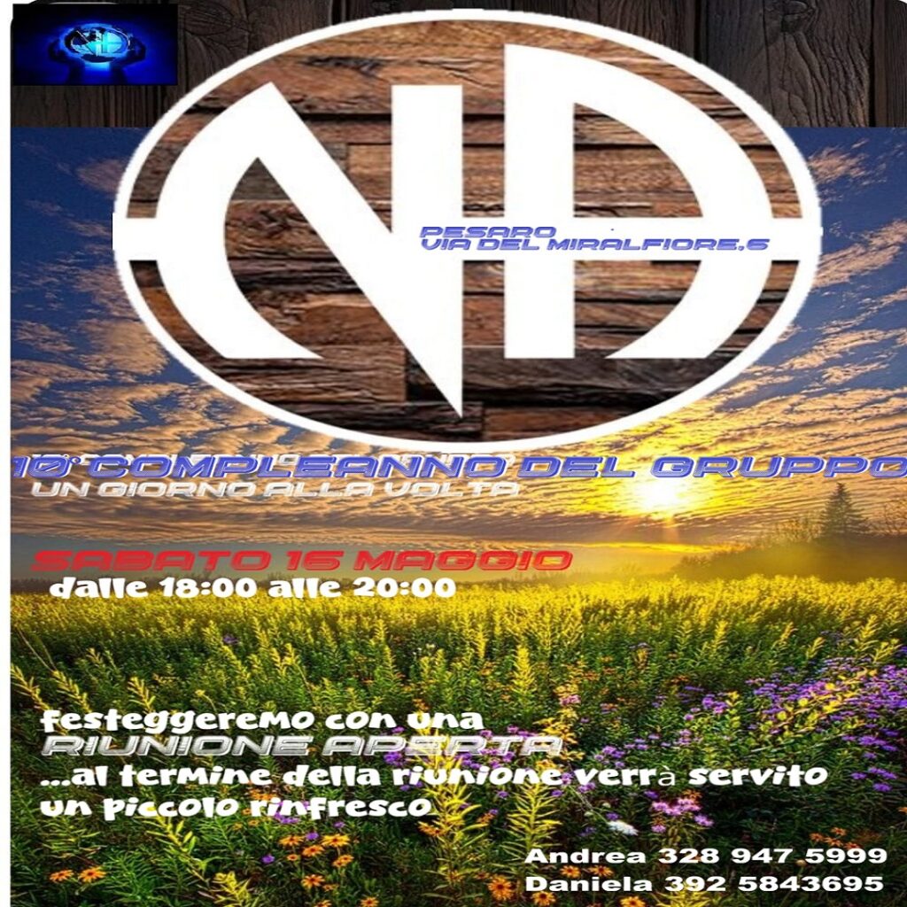 Compleanno del gruppo Un giorno alla volta. Maggio 2026