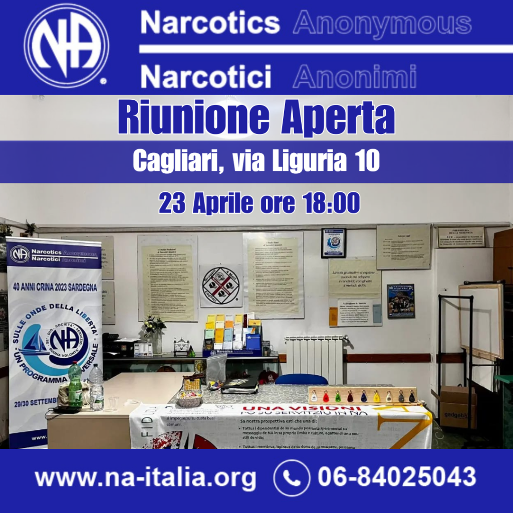 Riunione aperta gruppo “4 Mori” di Cagliari. Aprile 2026