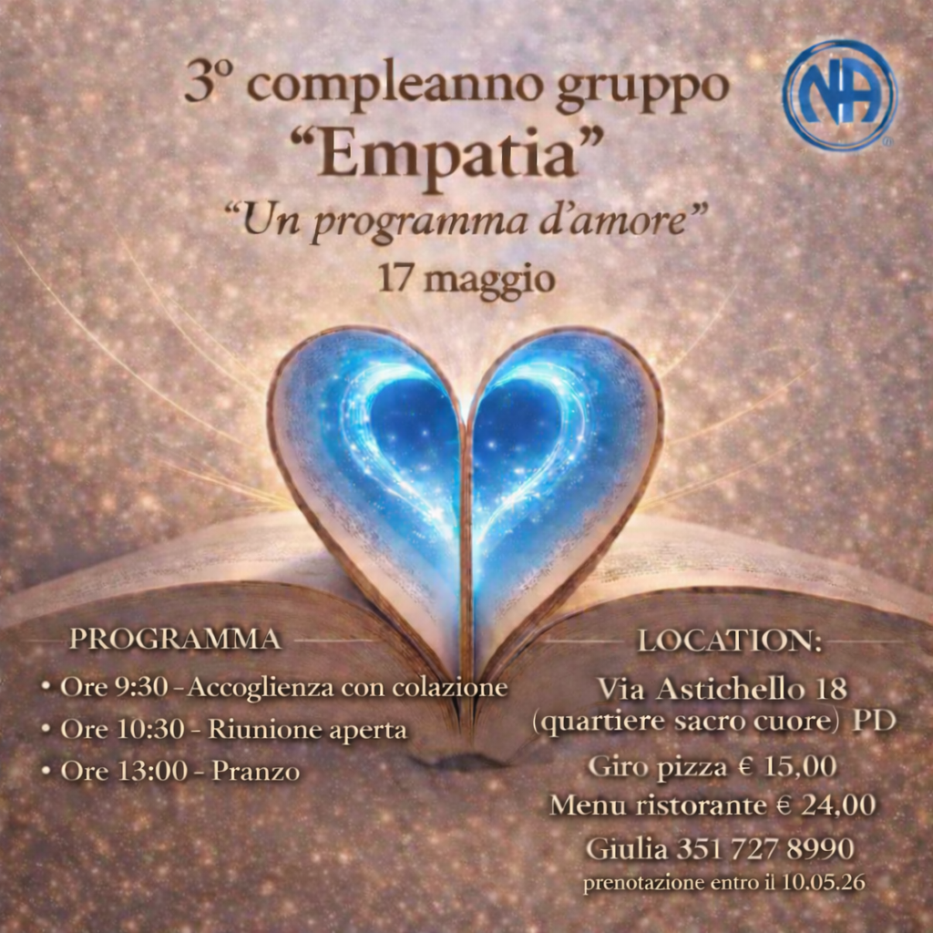 Compleanno gruppo “Empatia”. Maggio 2026