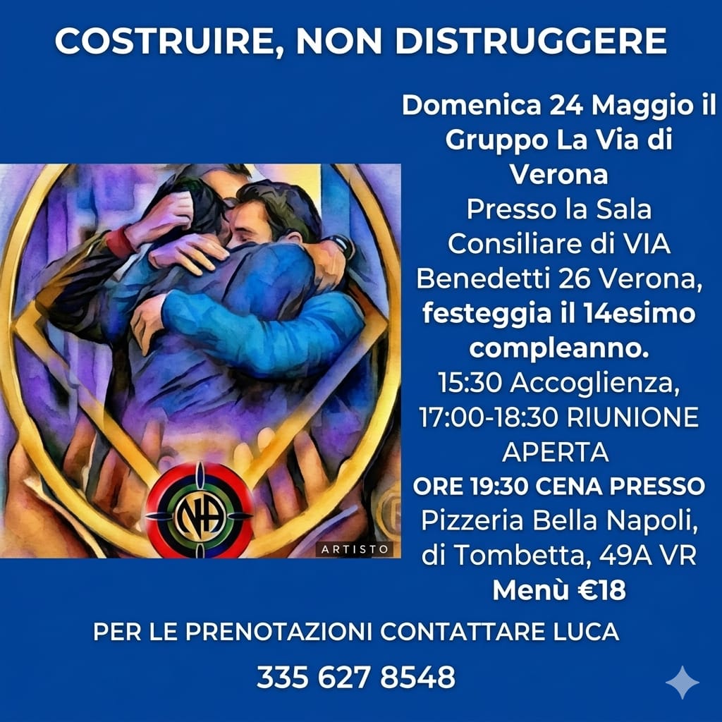 Il gruppo “La Via” festeggia il suo 14°compleanno. Maggio 2026
